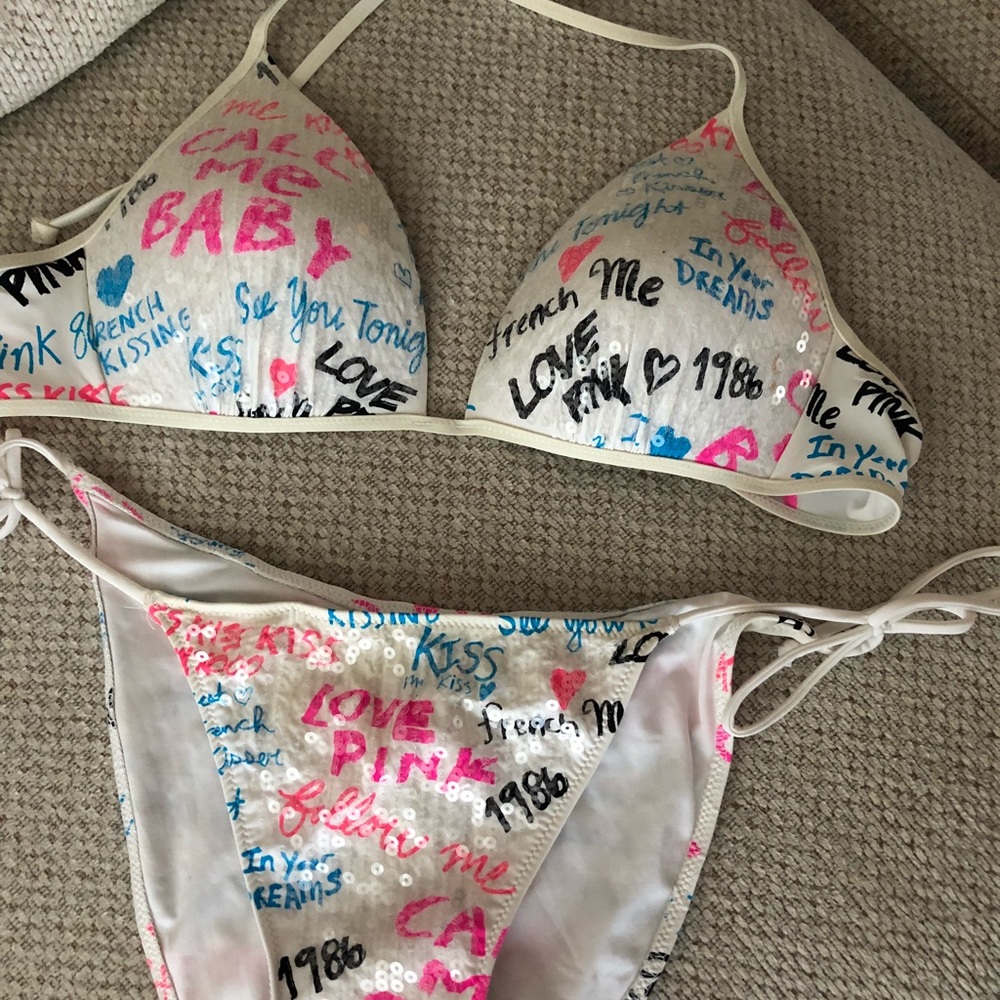 Pink bikini